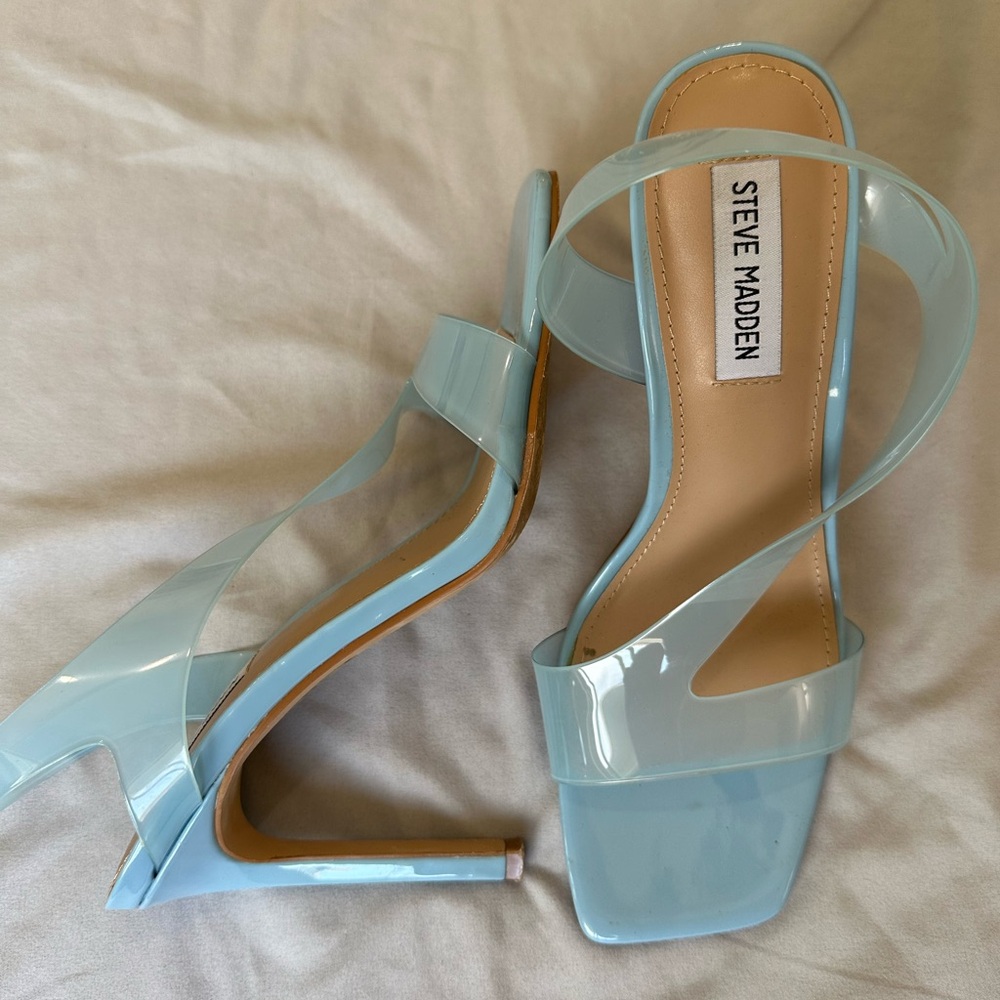 Steve Madden light blue heels